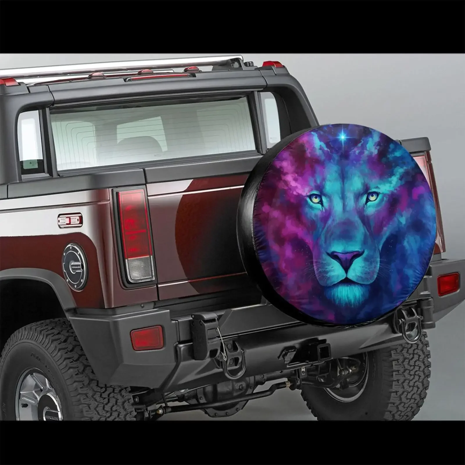 For  Truck SUV Custom Design Lion Tiger Animal Wheel Cover 16 Inch Spare Tire Cover Car Accessories