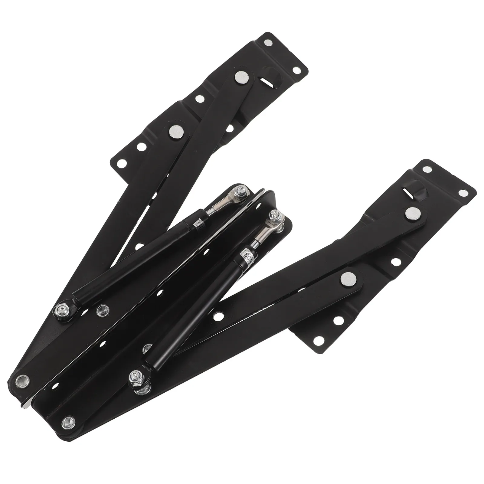 2Pcs Table Top Lifter Folding Lift Up Hardware Coffee Table Hydraulic Frame Gas Lift Mechanism for Compact Spaces Living Room