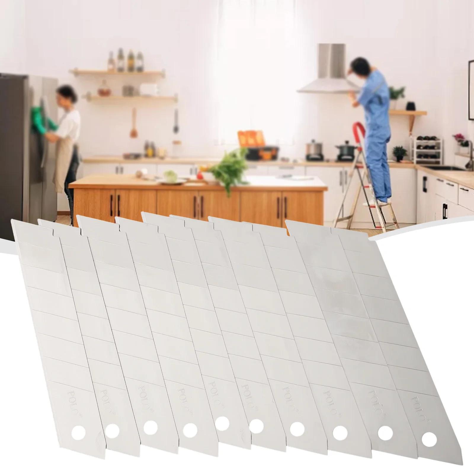 1Set Aluminum Alloy Blade Scraper 300mm Thickened Cleaning Heavy Duty Refined Blade Multi-Use For Glass Floor Tile Cleaning Tool
