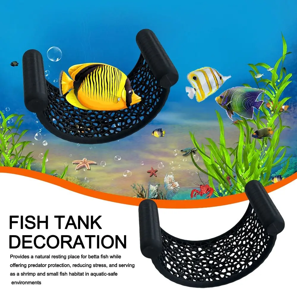 3D Printing Floating Fish Betta Hammock Low Flow Tanks Fish Accessories Aquarium Resting Platforms Floating Design