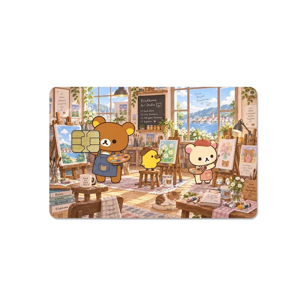 Rilakkuma Chip Card Sticker Cu - Laptop Accessories Cute ulasan dan harga