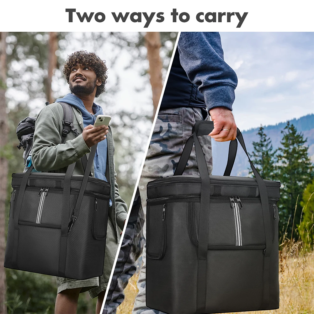 Carrying Case for BLUETTI Portable Power Station AC180 Waterproof Travel Storage Bag Protective Case with Shoulder Strap