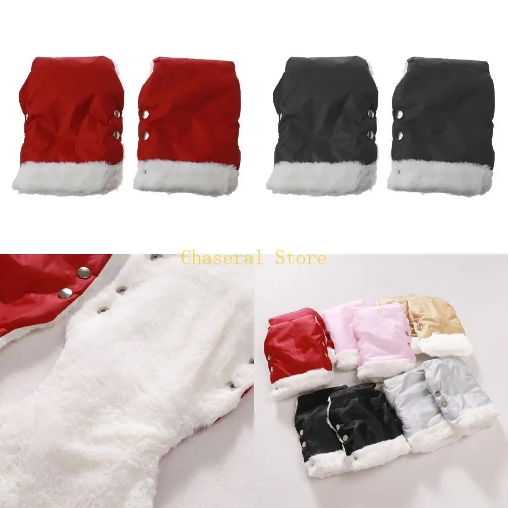 

E7CE 2 шт. зимние теплые перчатки для коляски ветрозащитные перчатки аксессуар для коляски варежка для коляски