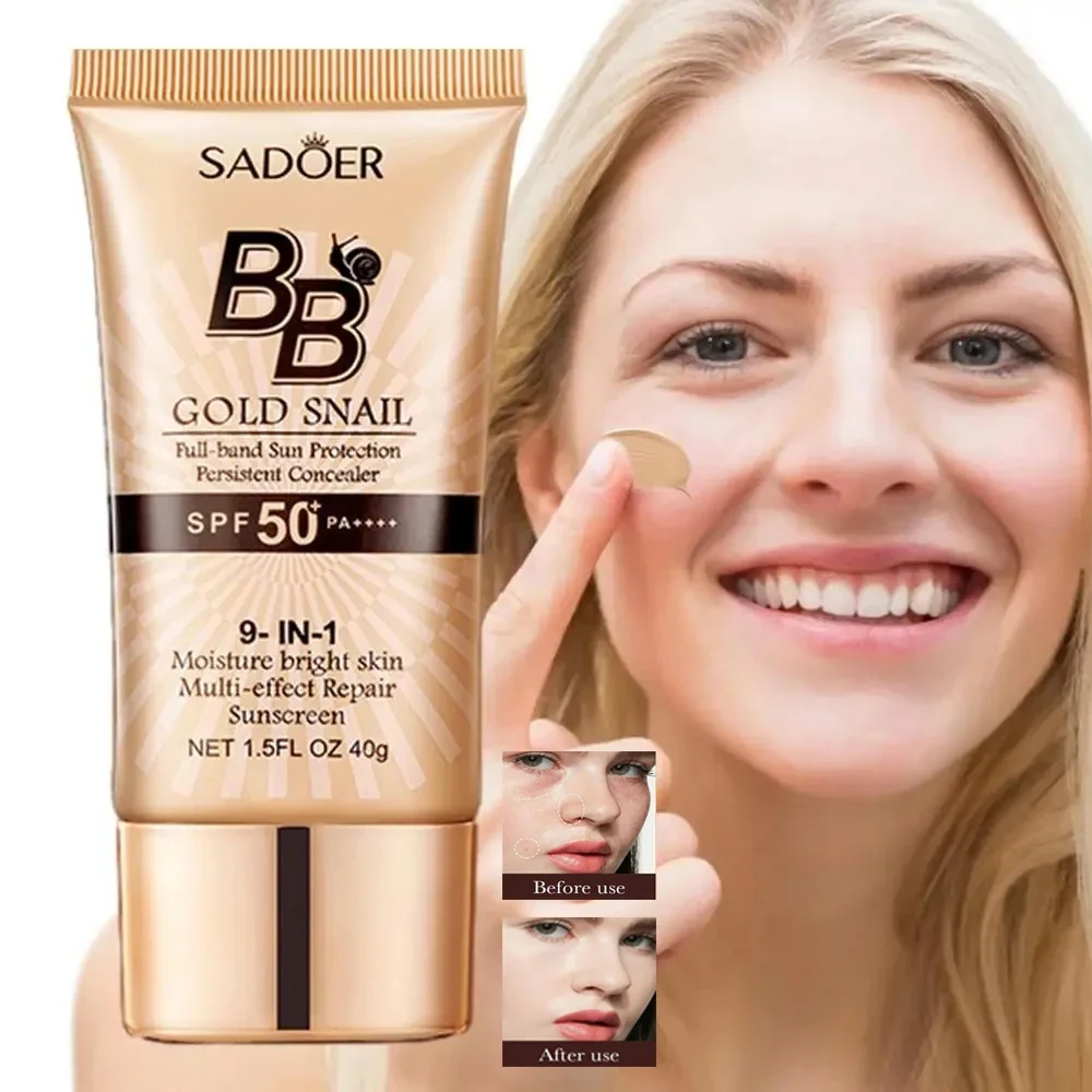 Crema BB mate con Control de aceite, base líquida resistente al agua, duradera, cobertura completa, mancha de acné, crema correctora de círculo