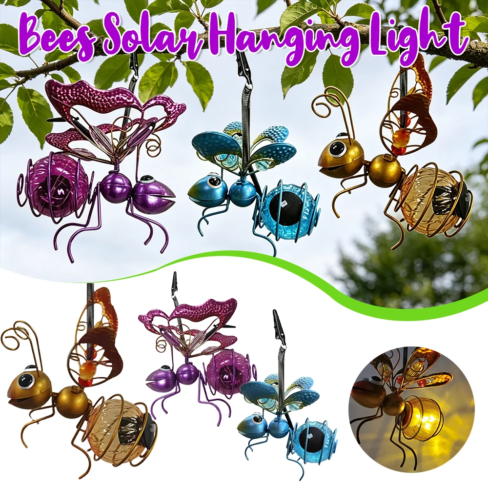 Lighting Bug Decor - LED Asılı Uçan Hayvanlar Lambası Güneş