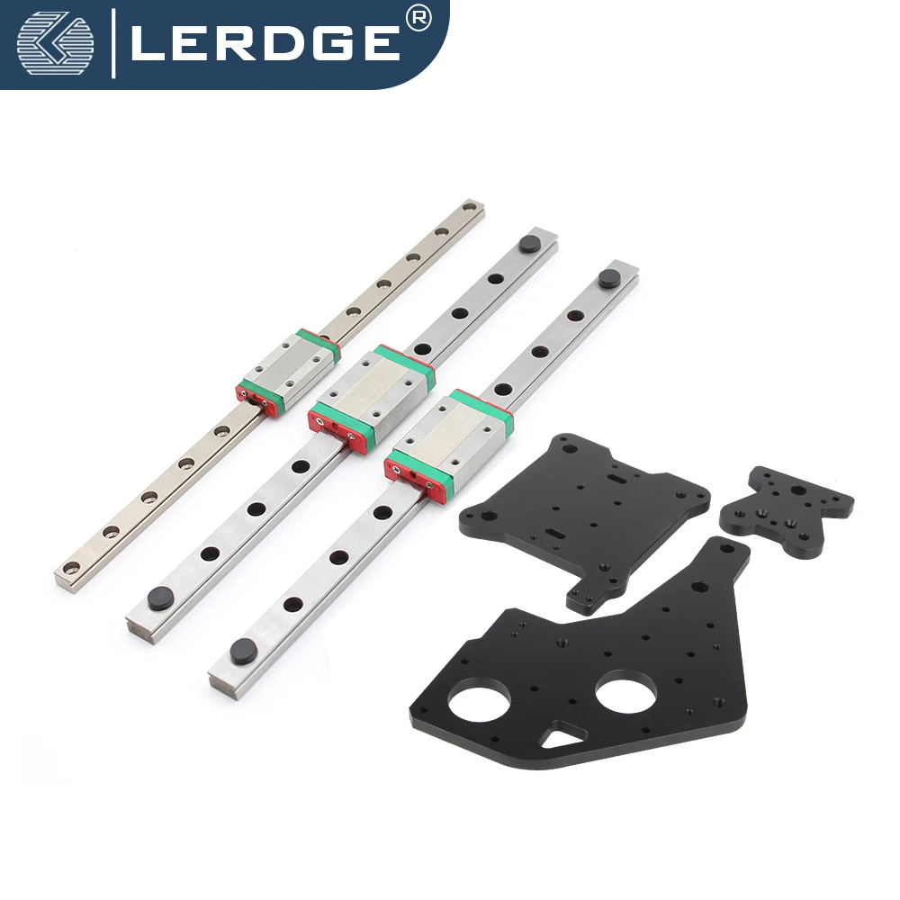 

Lerdge iX V3.0 upgrade Linear Rail Kit Metal Slider Hiwin Guide Rail Set MGN12H MGN9H 250mm High precision 3D Printer parts