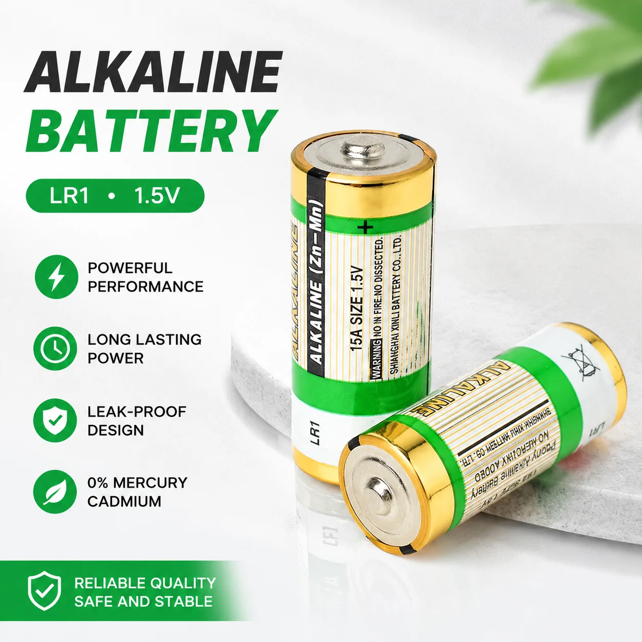 1.5V Primary Alkaline Battery LR1 AM5 MN9100 E90 N Cell 1-10PCS Power Supply for Doorbell Clock Daily Small Appliances