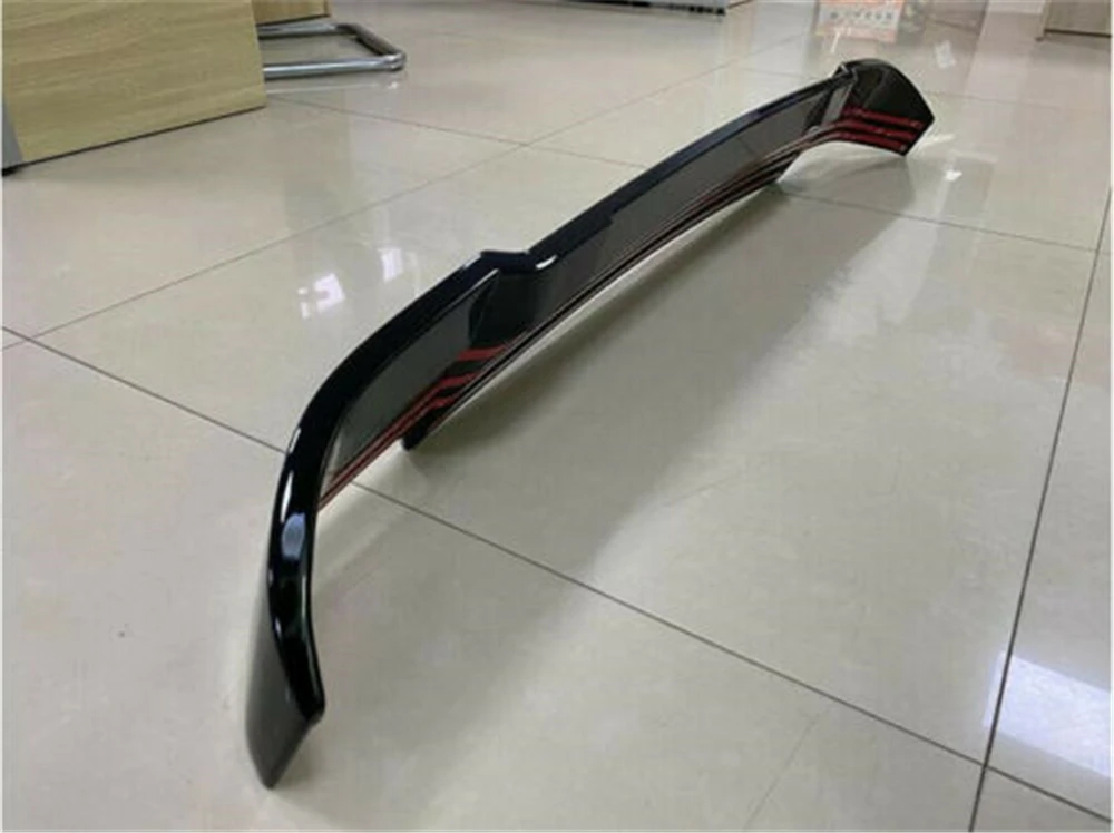 ABS Glossy Black Rear Tail Wing Trunk Lip Spoiler Fits For Defender 130 5D 2022 2023