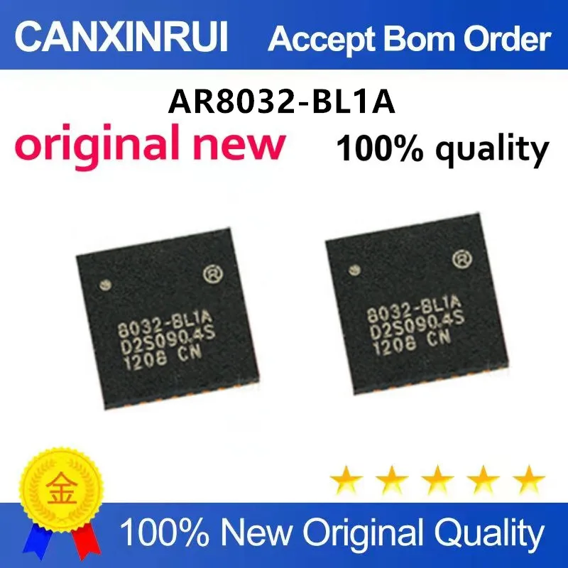 Circuito Integrado Original IC Chip, 100% Qualidade, AR8032, AR8032-BL1A, AL1A, QFN, Novo