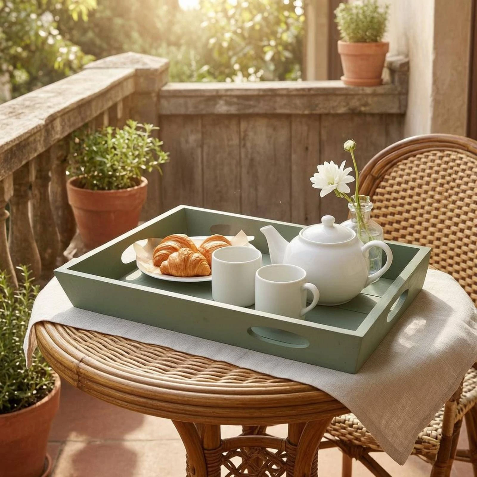 Wooden Tray Versatile Wood Platter Kitchenware Decorative