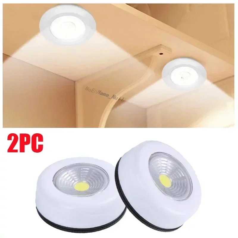 

COB LED Under Cabinet Light With Adhesive Sticker Wireless Wall Lamp Wardrobe Cupboard Drawer Closet Bedroom Kitchen Night Light