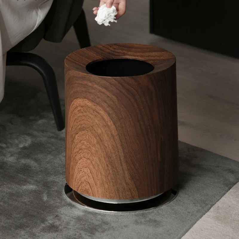 Can Office Cleaner Wastebasket Camping Waste Disposal Container Recycling Garbage Basket Household Bedroom Large Capacity Trash