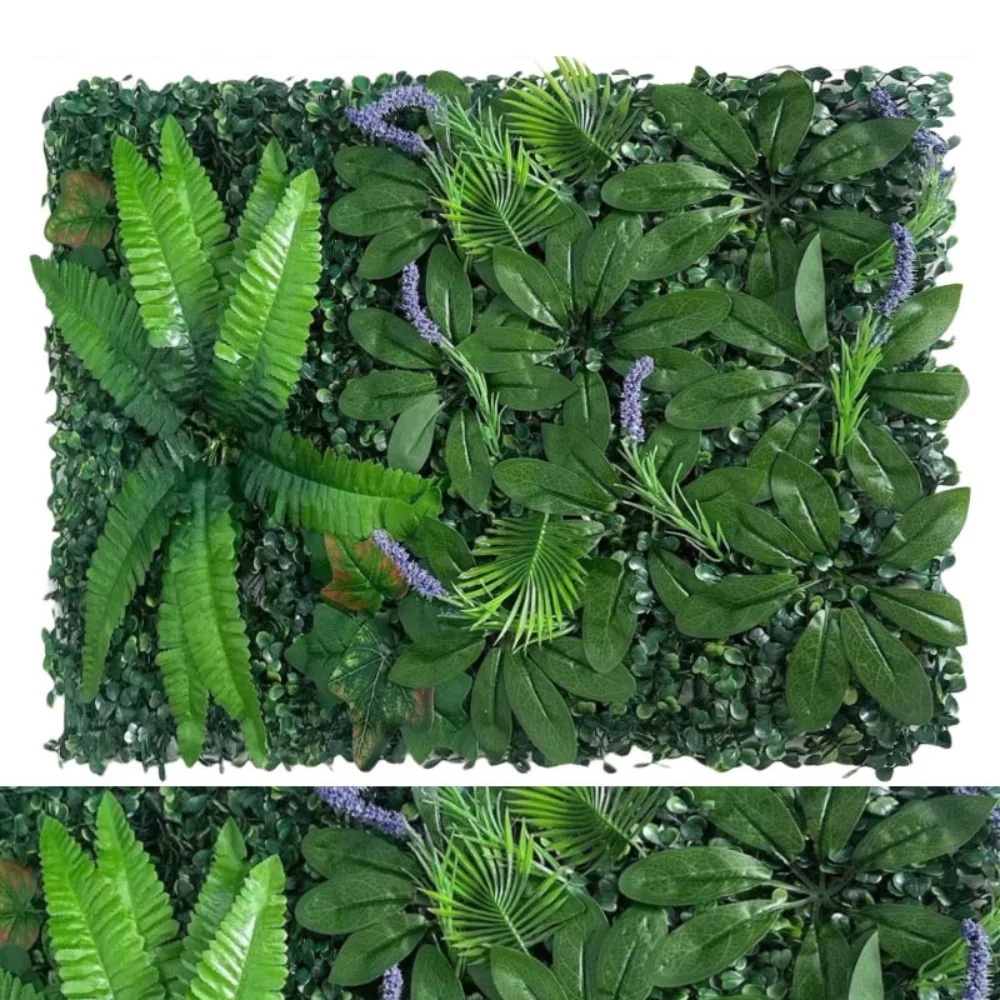 

60*40cm Artificial Plant Wall Panel DIY Eternal Life Artificial Eucalyptus Carpet Lifelike UV Protection