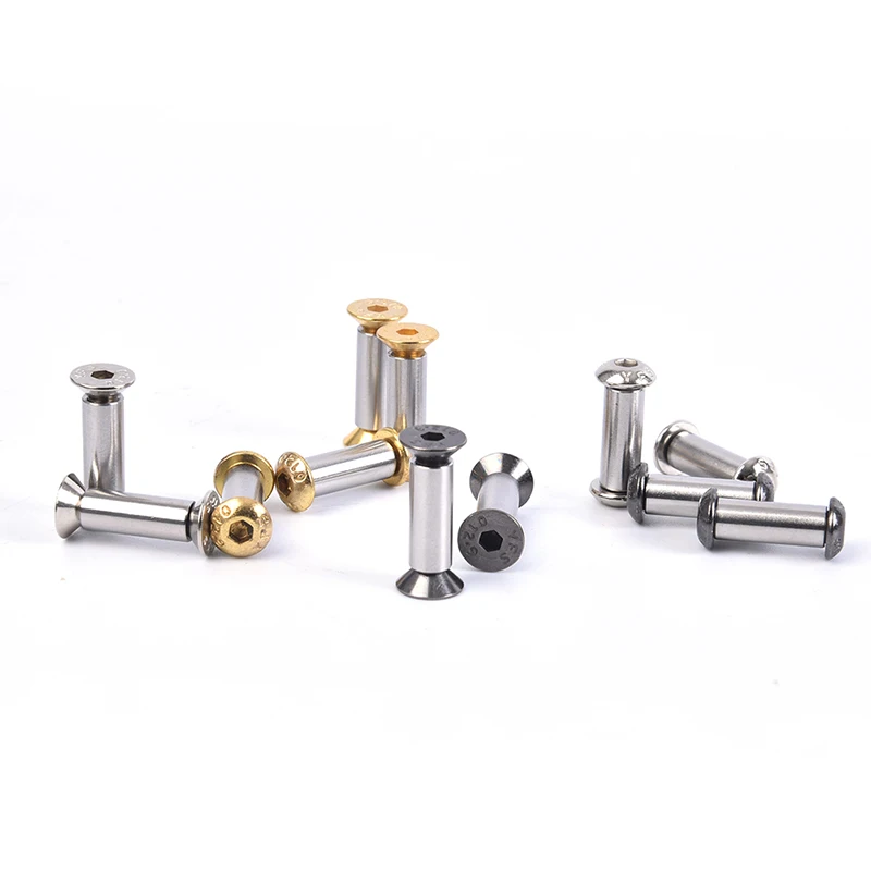 2PCS Knives Screw Rivet Tools Knife Handle Plate Fastening Processing Screw For DIY Tools Material