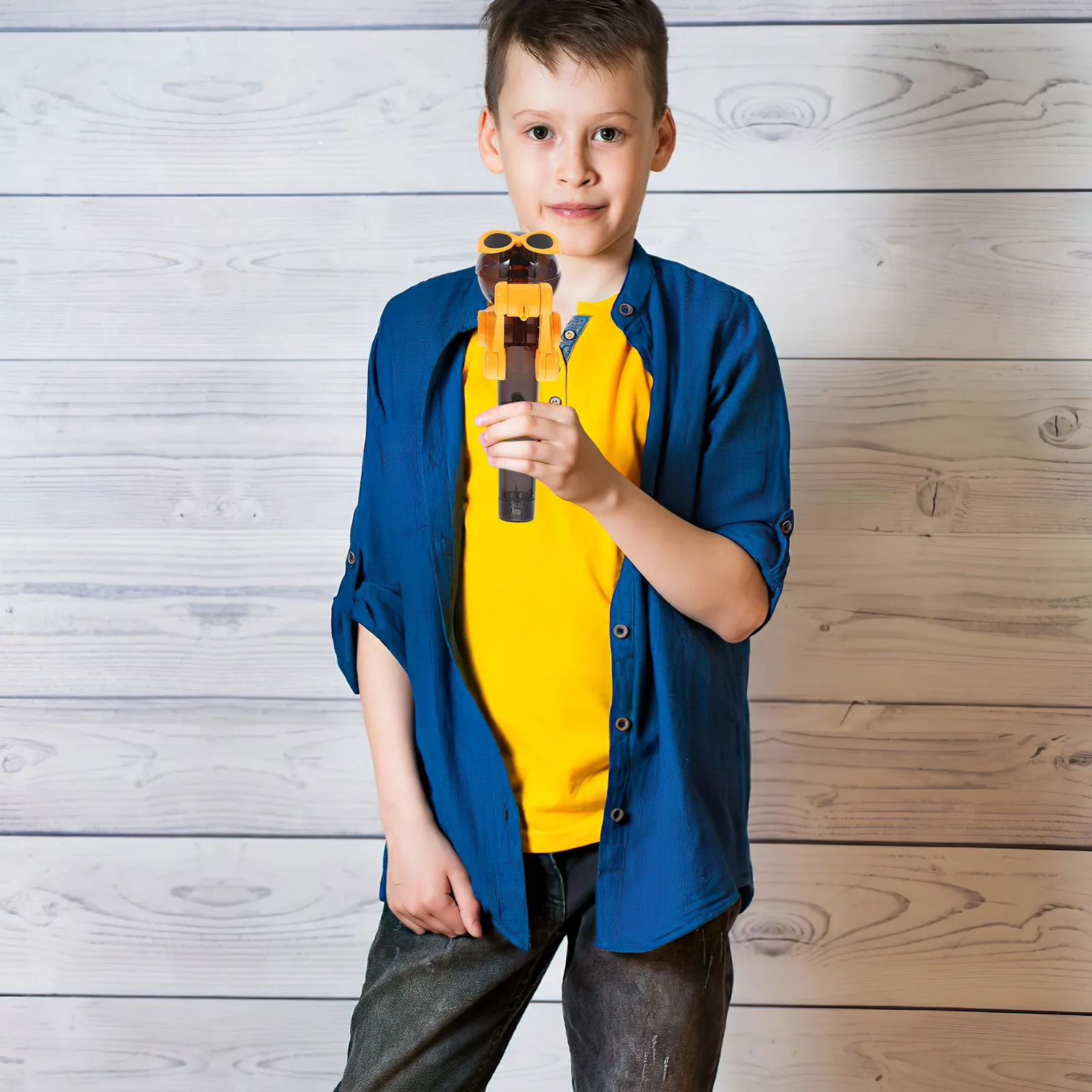 

Набор из 4 держателей для леденцов в виде динозавров-роботов, креативные, в форме мультяшных персонажей, с кнопкой-выдвижкой для конфет, для детских праздников и подарков на день рождения