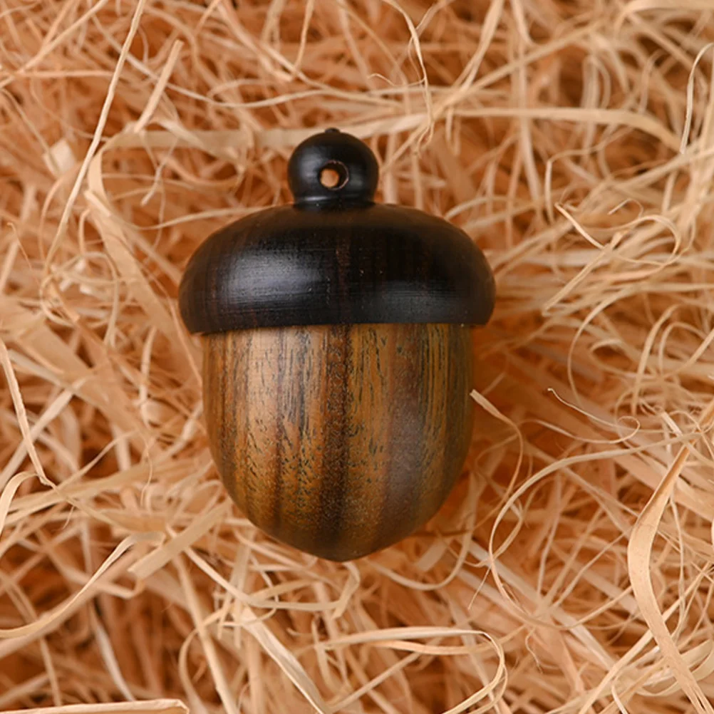 

3pcs Acorn Charms Pendants Wooden Jewelry Making Diy Pendant Supplies Craft Acorns Decorative Nut Pendants Bracelet Key Ring