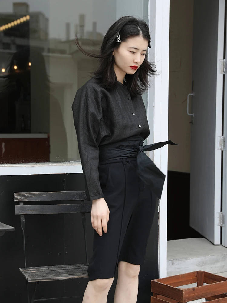 

Шелковая ткань SayFir Ding Level: универсальный, художественный, сочетание жесткости и эластичности, для повседневной носки, с V-образным вырезом, длинный рукав