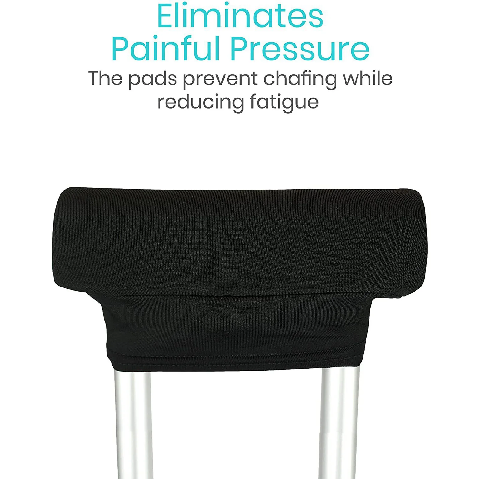 Universal Non-slip Four-piece Crutch Walking Aid Crutch Armrest Pad 2 Pcs Underarm Pads And 2 Pcs Hand Grip Pads for Mobility