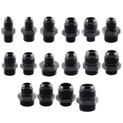 ORB Brandstofslangfitting Mannelijke Adapter AN naar AN met O-ring AN4 AN6 AN8 AN10 AN12