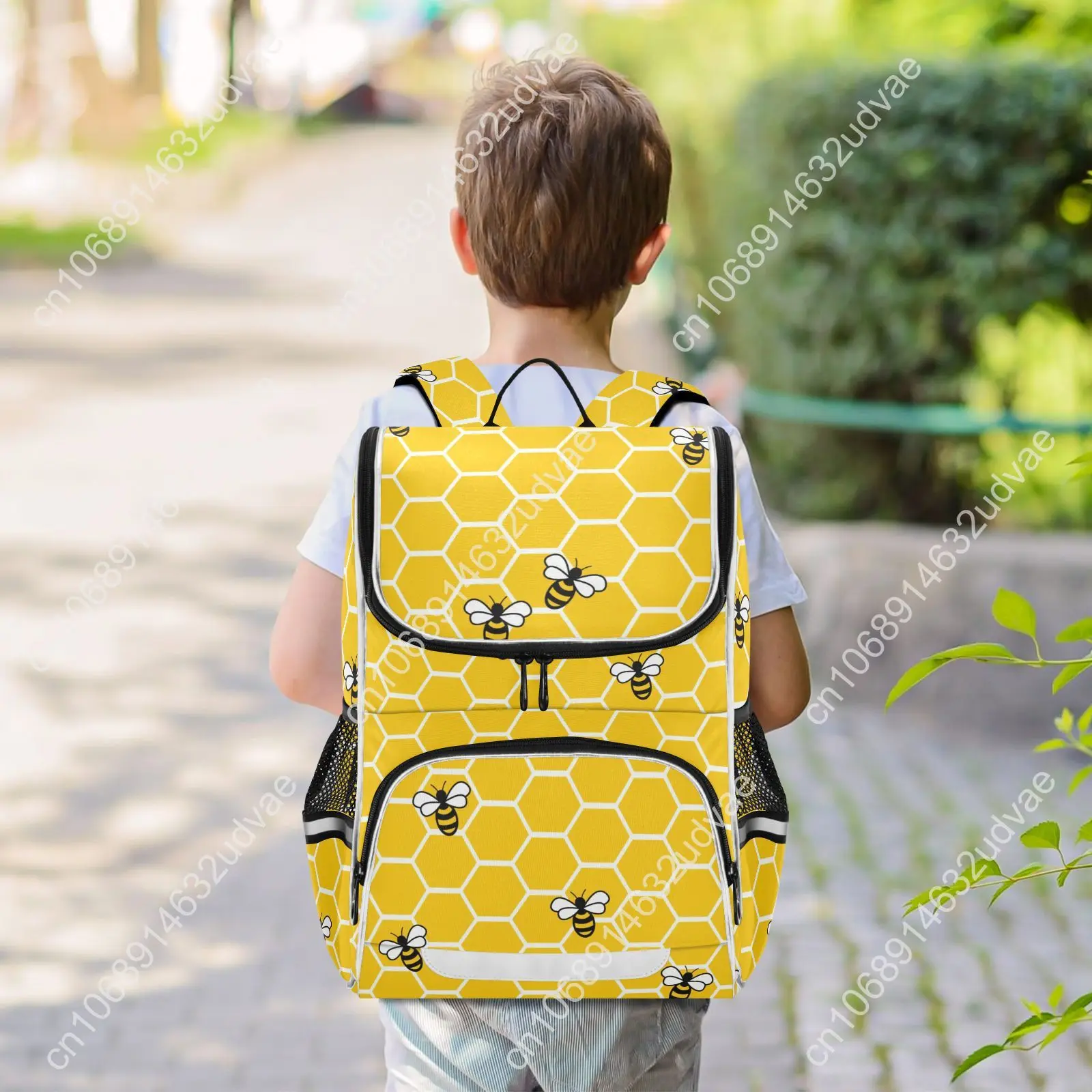 Sac à dos à thème miel pour enfants, cartable pour enfants, équation primaire, sacs à dos japonais multi-poches, garçons et filles, nouveau, 2023