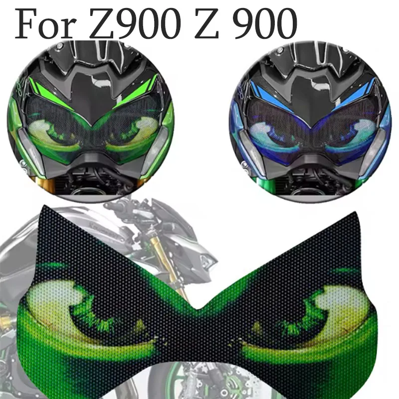 

Motorcycle 3D Front Fairing Headlight Guard Sticker Decals Head Light Protection Sticker Fit For Z900 Z 900 2020-2024 2021