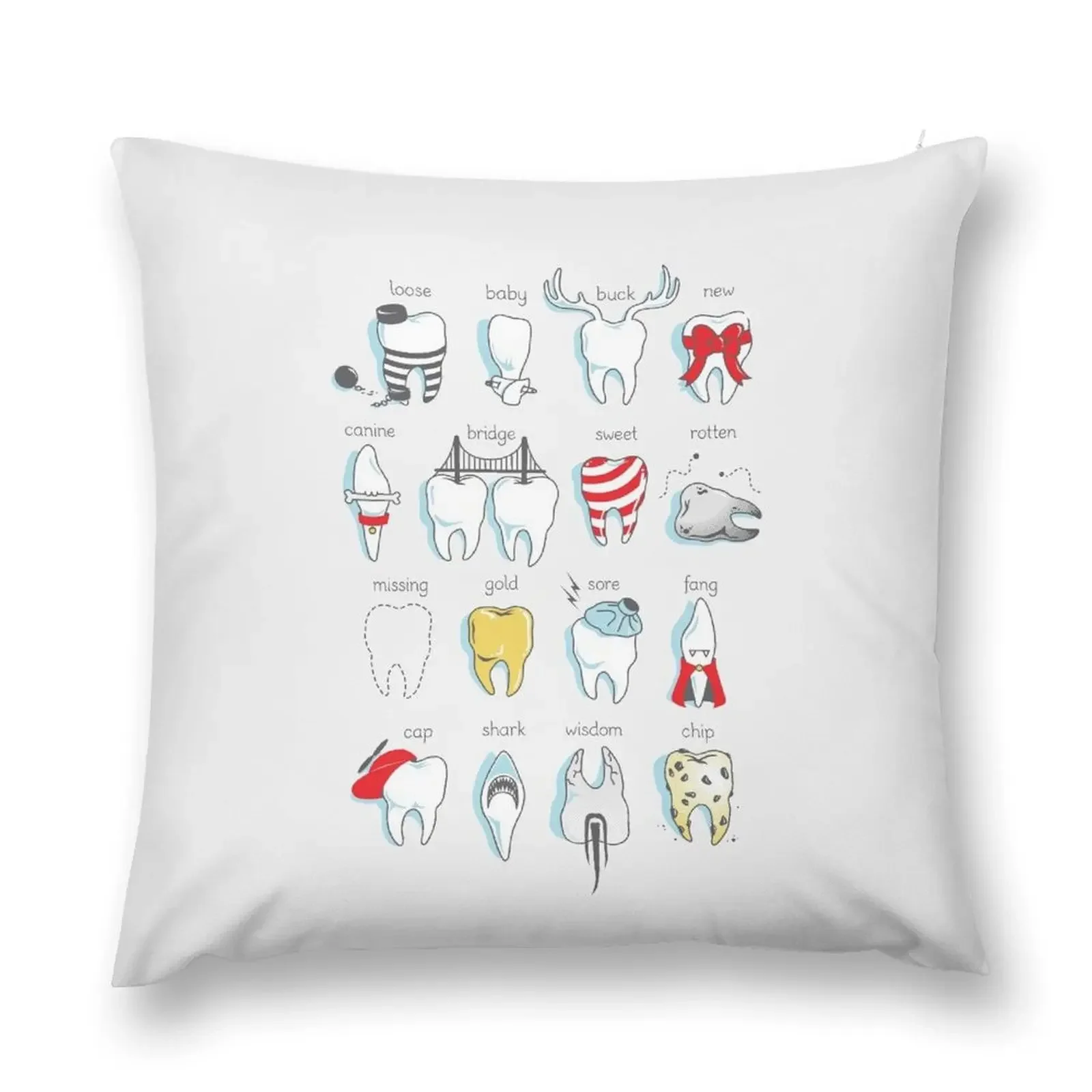 Dental Definitions Throw Pillow christmas pillow case ornamental pillows pillow