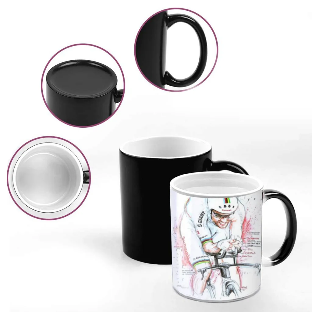 Tour of F-France Anime One Piece Coffee Mugs And Mug Creative Color Change Tea Cup Ceramic Milk Cups Novelty Gifts