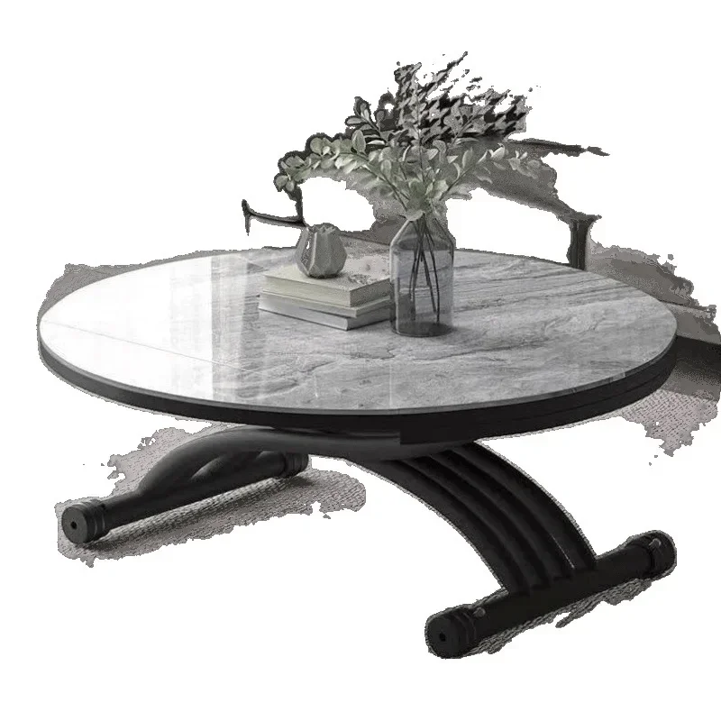 

Multifunctional lifting coffee table dining table dual-purpose integrated