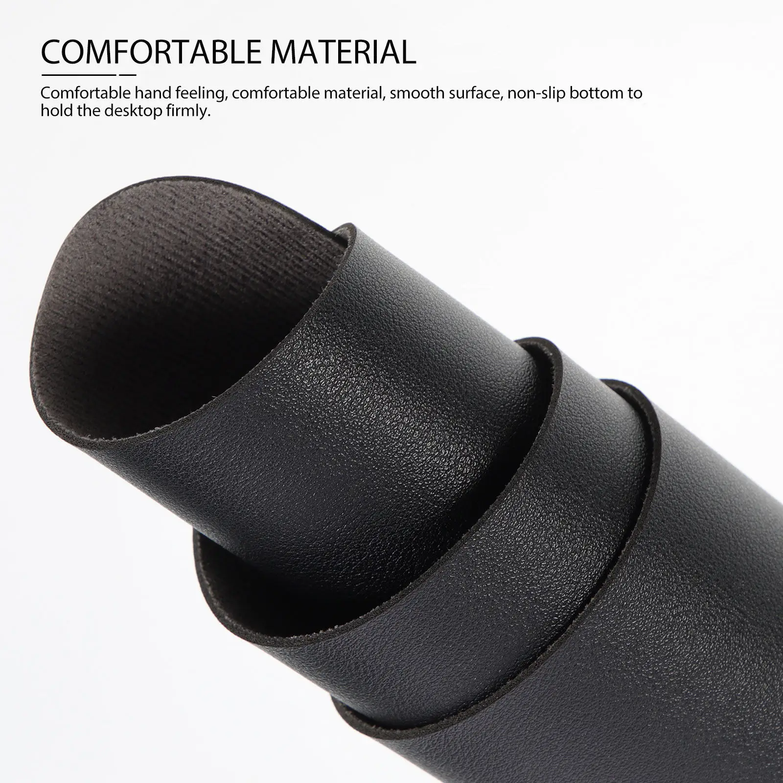 

Большой коврик для мыши простого дизайна с гладкой текстурой и противоскользящим основанием для офиса, дома, школы, а также для маникюра