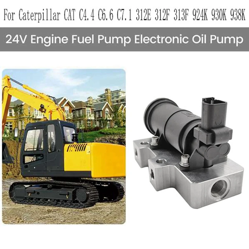 

Топливный насос 24 в 446-5409 4465409, совместимый с Caterpillar CAT C4.4 C6.6 C7.1 312E 312F 313F 924K 930K 938K, аксессуары