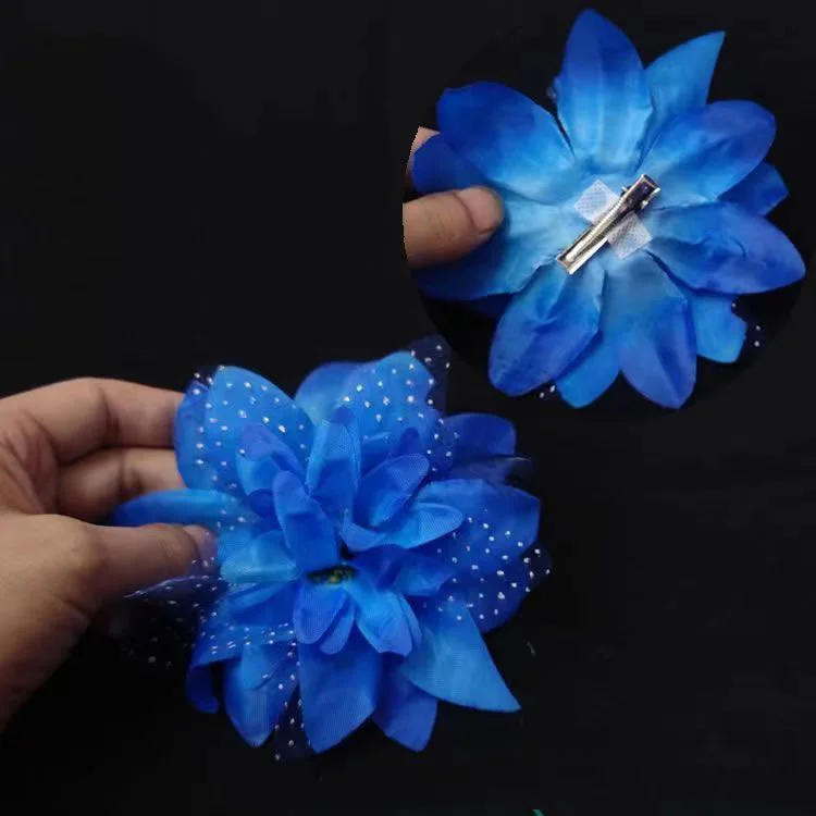 Girls Artificial Feather Flower Hairpins Wedding Bridal Hair Clips Barrette Party Hair Accessories Headwear Gifts Drop-Ship