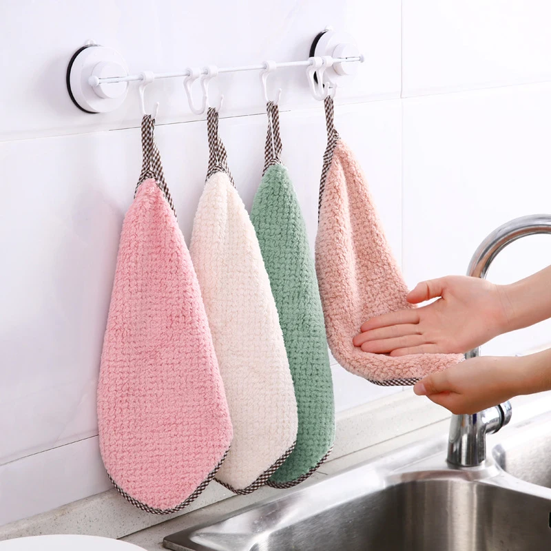Microfiber Cleaning Cloth - Multipurpose Absorbent Dishwashing Cloth, Household Cleaning Rag for Kitchen/Bathroom