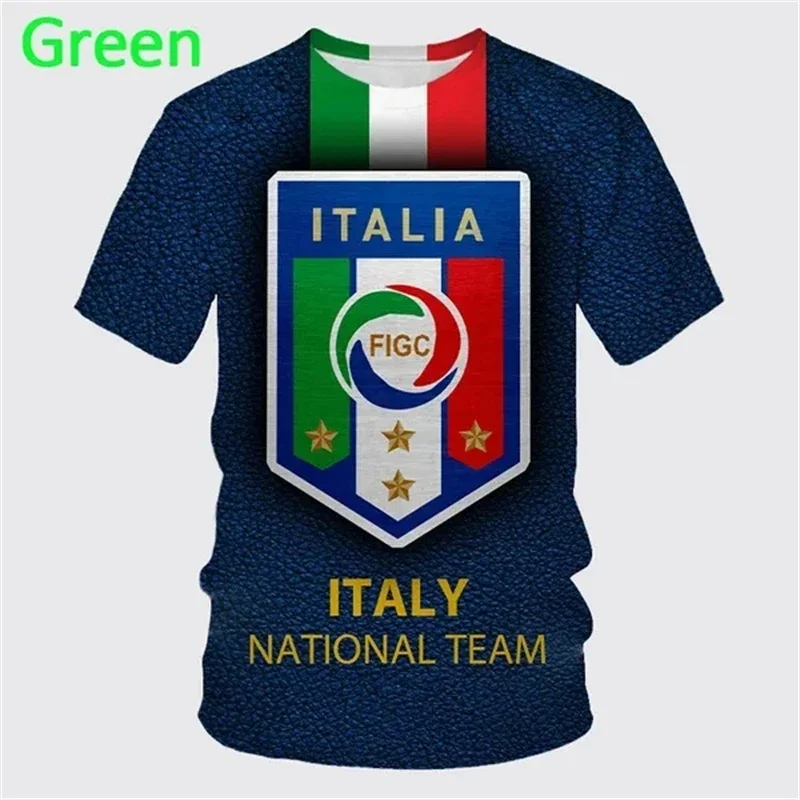 Italy Barcelona Football Jersey 23/24 Personality Soccer Uniform Casual T-shirt Fashion Hip Hop New Unisex Top Summer T-shirts