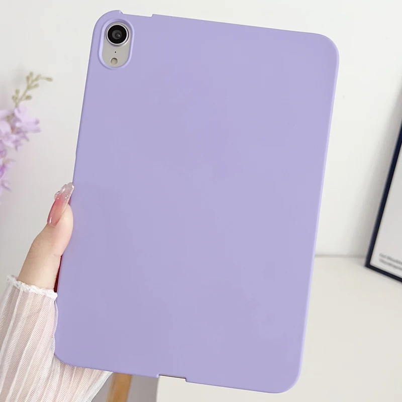 Soft Silicone Case For iPad Air Pro 2024 10.9 11 12.9 10.2 13 inch MINI 4th 5th 6th 7th 8th 9th 10th Generation Cases Cover