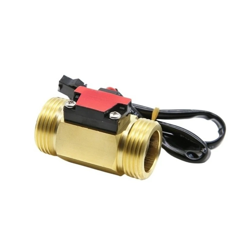 FOR Hall Water Flow Sensor B5 Copper 6 Minutes Solar Air Energy Water Flow Meter Swipe Machine G3/4 Turbine