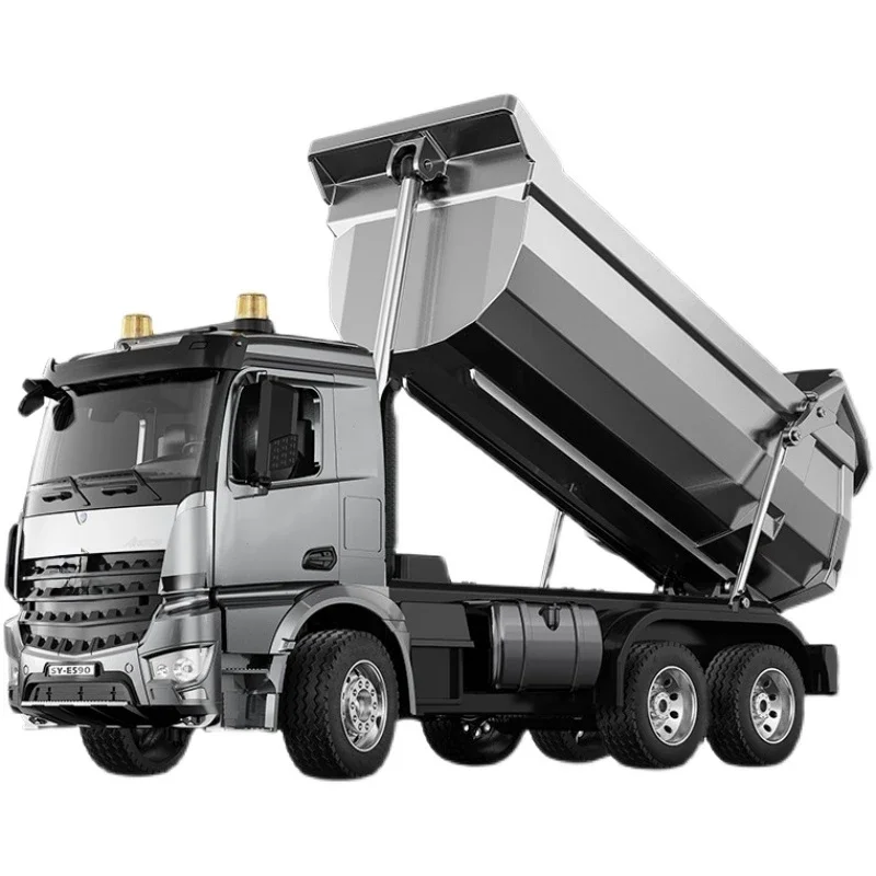 Double E 1/20 E590 alliage RC camion sur chenilles 2.4G télécommande modèle de voiture camions à benne basculante tracteur voitures jouet garçons cadeau pour enfants