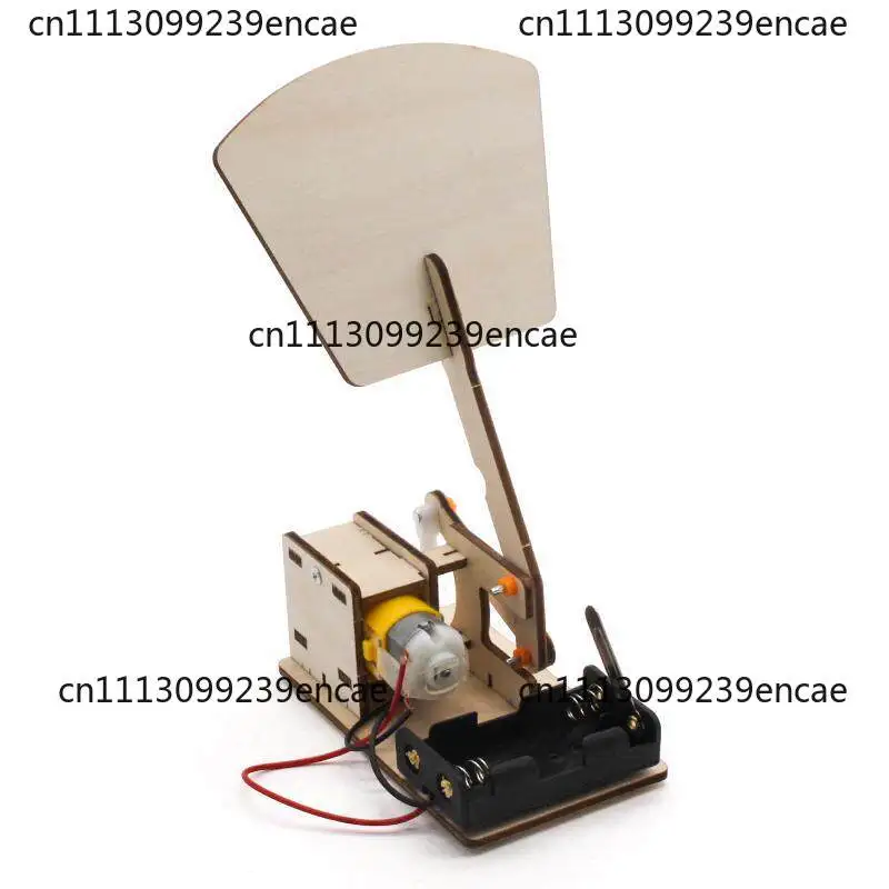 Suitable for fan robot No.1 manual DIY technology small production wooden components electric teaching aids swing model