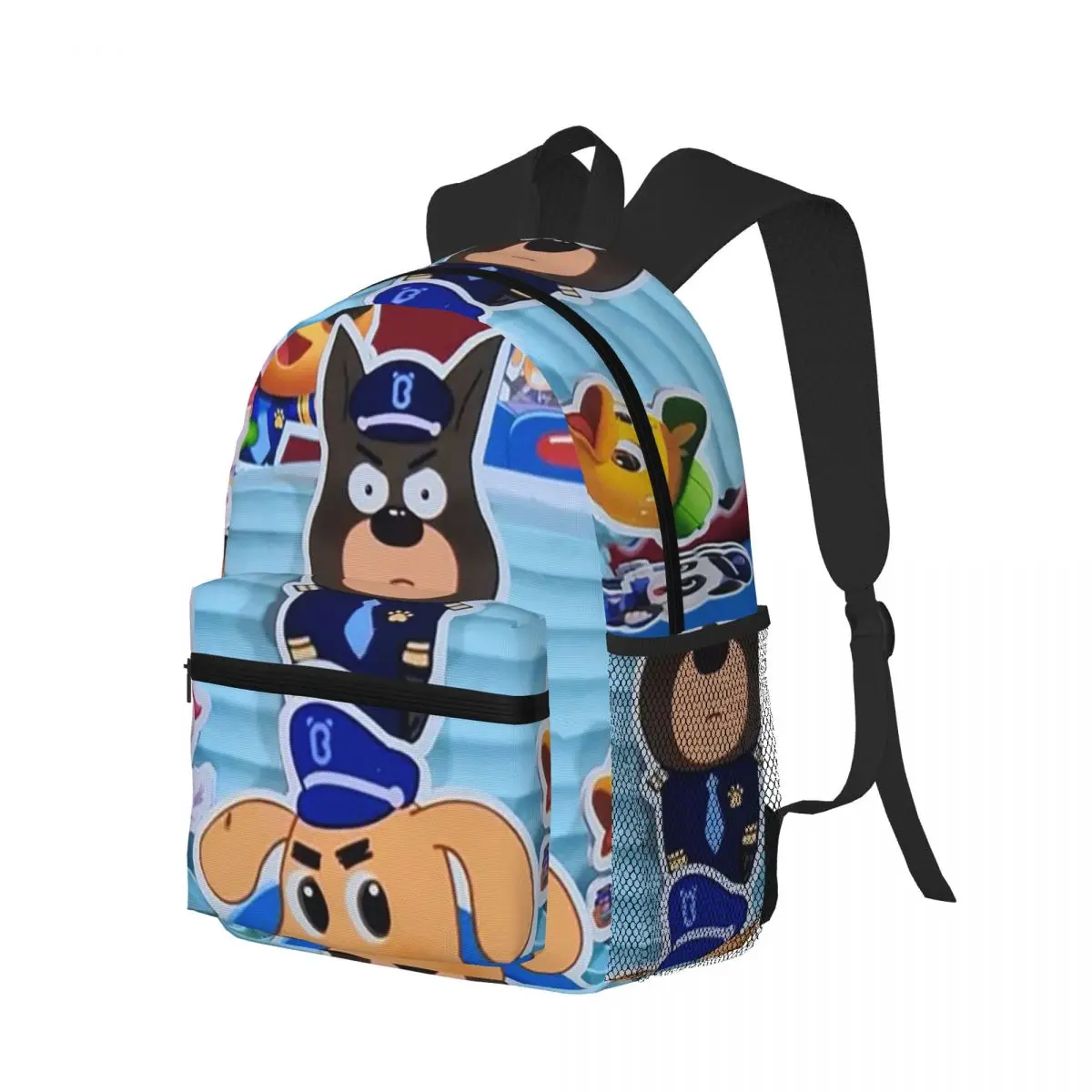 Bolo Detetive Labrador Salete Sheriff Labrador Student Backpack School Bag Hiking Travel Daypack for Men Women Bookbag