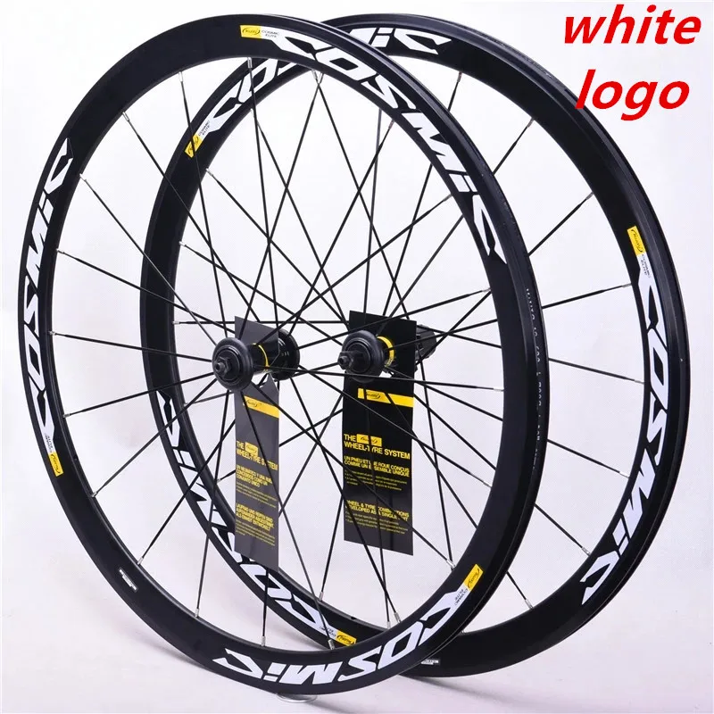 

Free shipping Latest high quality 700C 40/50mm Hot sale V brake bike road wheel BMX road disc bicycle wheelset aluminum cosmic