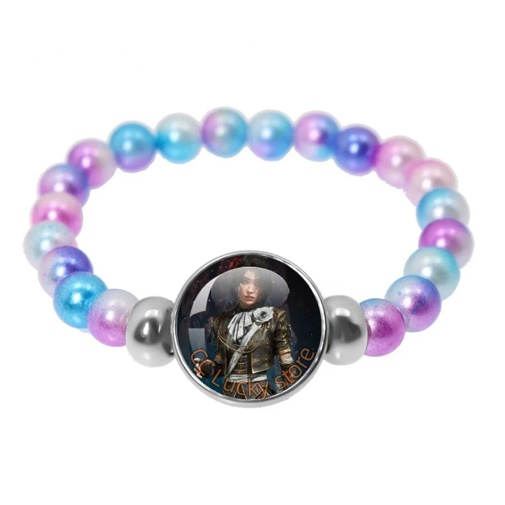 Hot Gamer Gustave Clair Obscur Expedition 33 Maelle x Gustave Fanart 18mm Coloful Bracelet Gift for Game Fans JD012