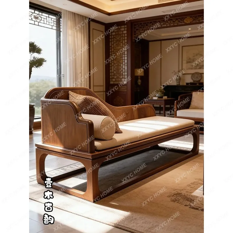 XX New Chinese-style concubine beauty couch living room small apartment sofa single recliner