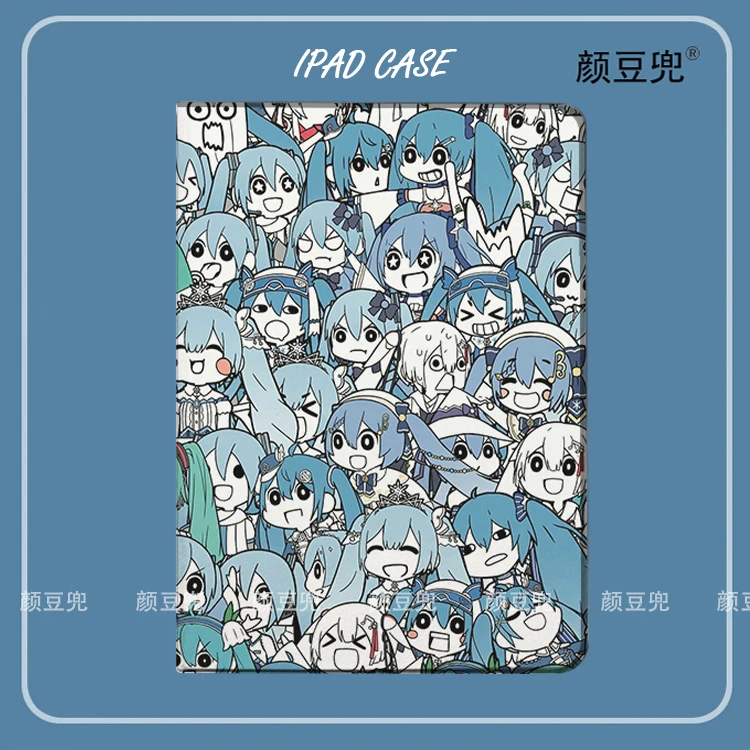 

H-Hatsunes Lovely M-Miku Anime Case For iPad 10.2 8th Air 4 5 6 Mini 5 6 7 Case Luxury Silicone For Air 7 Pro13 IPad 11th 10th
