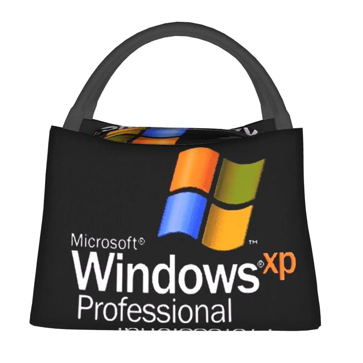 Windows XP Insulated Lunch Bag for Women Children Portable Food Boxes Thermal Lunch Box Tote