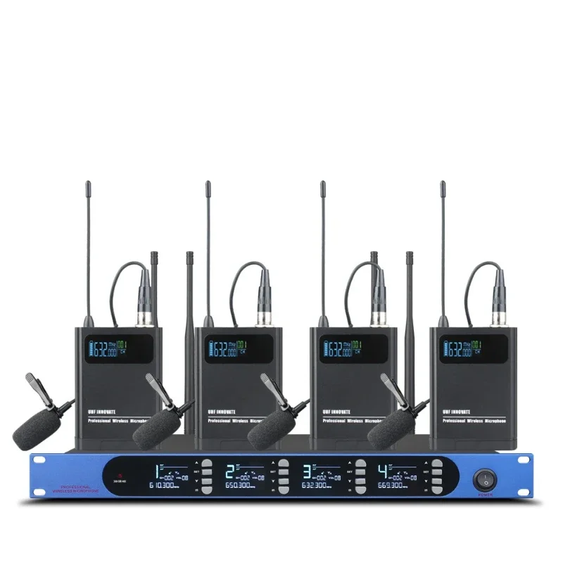 Wireless microphone drag four stage performances, wedding hosts, school speeches, engineering
