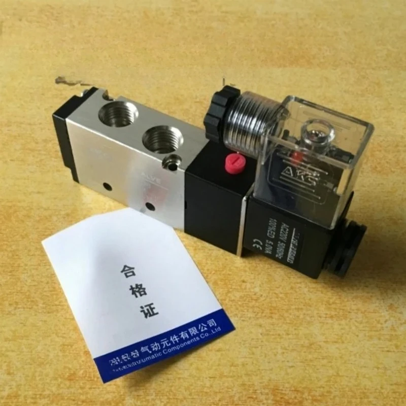 Original solenoid valve 4V210-08DC24AC220V two-position five-way steering valve ventilation valve window equipment accessories
