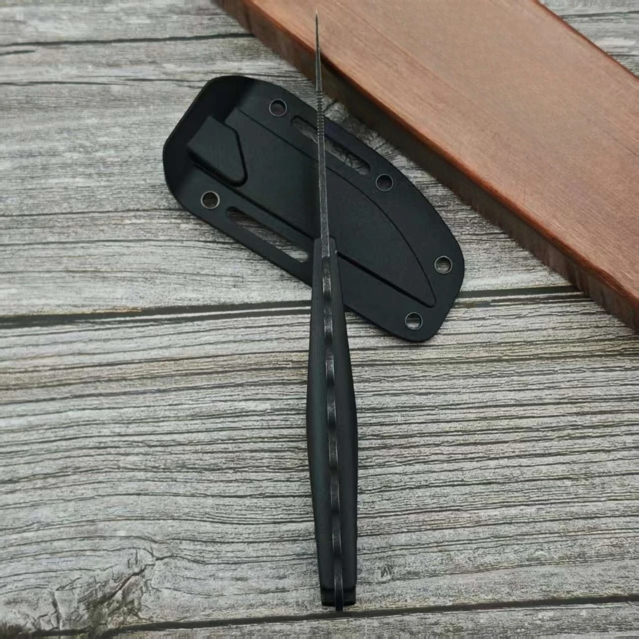 Exploração da selva táticas de caça faca de autodefesa exploração ao ar livre edc multiuso acampamento faca reta cortador de frutas