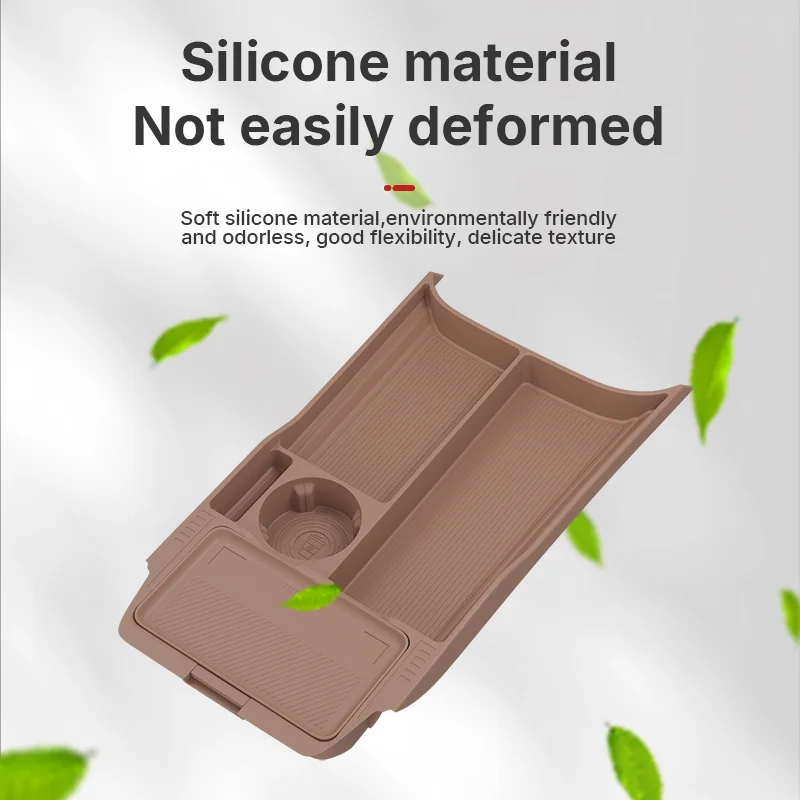 2026 For Leap C11 Silicone Center Console Below Storage Box Leapmotor C11 Central Control Organizer Mat Car Interior