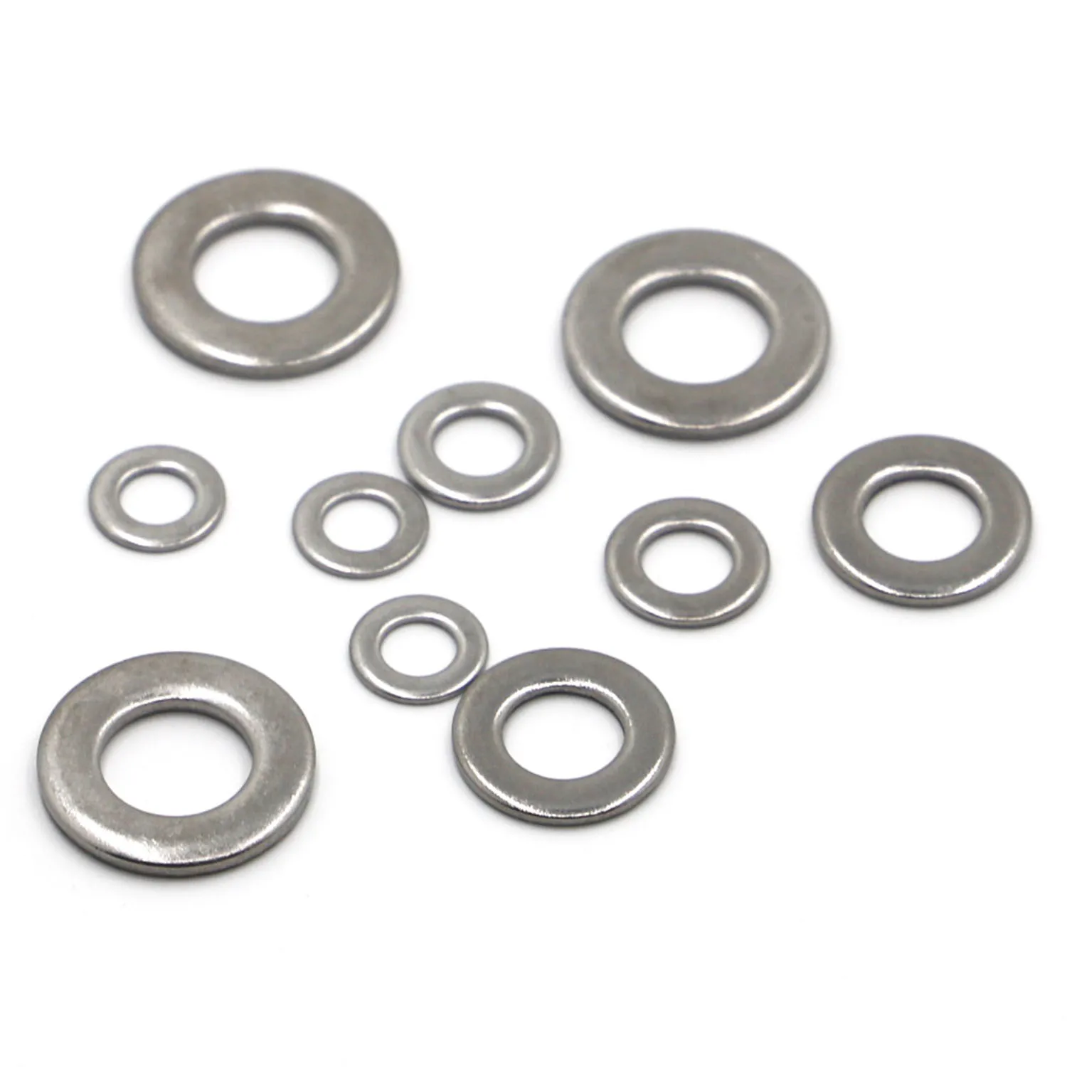 M1.6 M2 M2.5 M3 M3.5 M4 M5 M6 M8 M10 M12 M14 M16 M20 M24 304 Stainless Steel GB97 Flat Washer Plain Gasket
