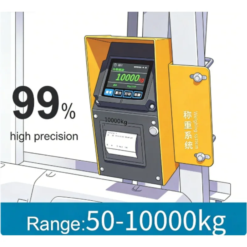 

On-board Forklift Weighing Scale System with IP67 Waterproof 3.5" LCD Display 10 Ton Capacity