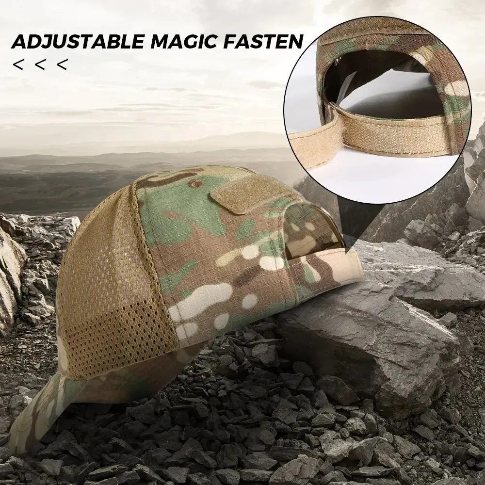Kamuflaż Wojskowe Czapki Baseballowe Army Combat Paintball Koszykówka Piłka nożna Klasyczne Snapback Sun Hats Mężczyźni